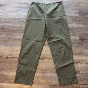 Flat front pants